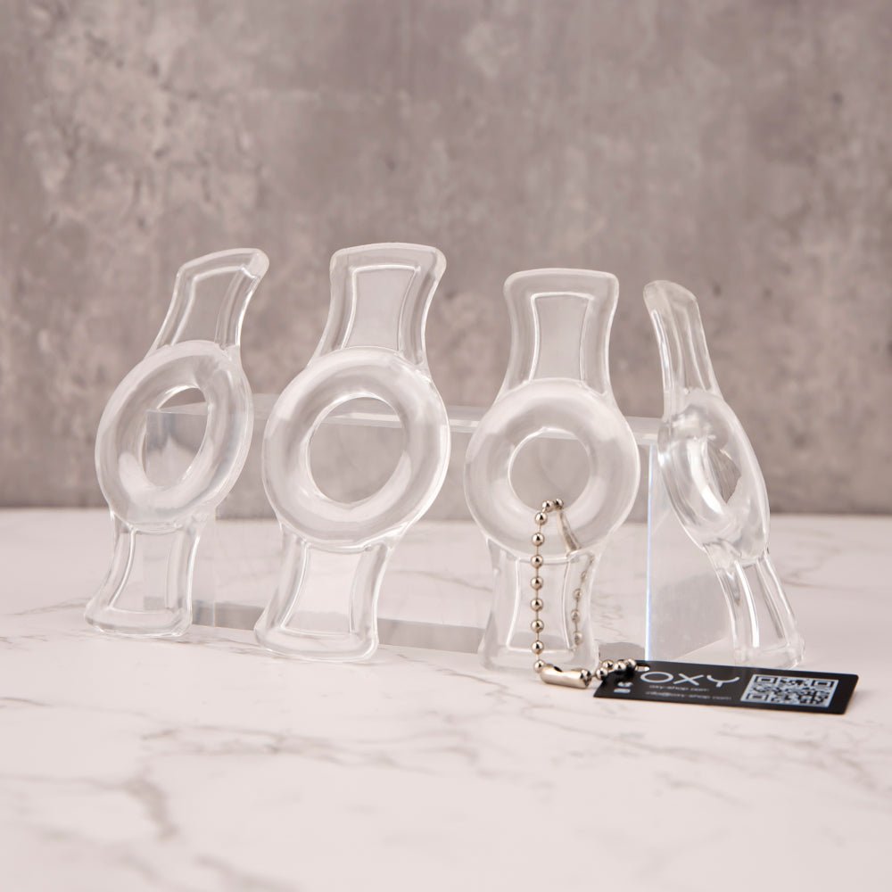 4 pc x Ejaculation Delay Rings - Oxy-shop