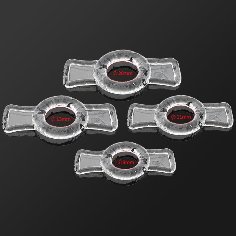 4 pc x Ejaculation Delay Rings - Oxy-shop