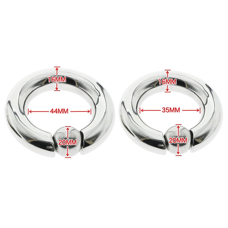 Heavy Cock Ring / Ball Stretcher 350gr / 0.77lb-Oxy-shop