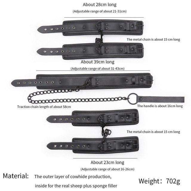 Leather BDSM restraint Set -Bondage-Oxy-shop