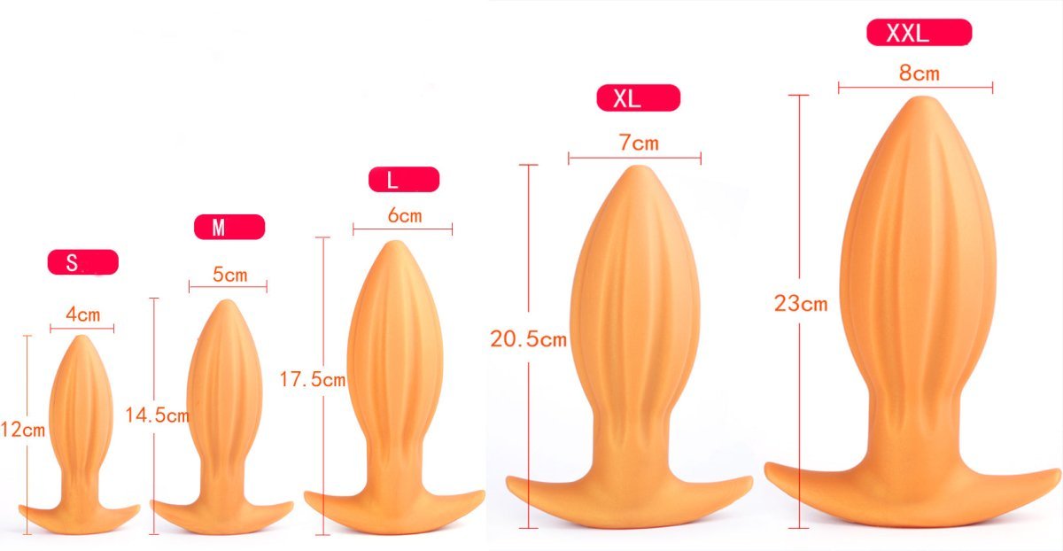 "Almond Nut" Ass Plug- Daily use Butt plug - Oxy-shop