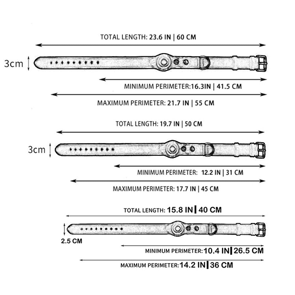 Apple Air tag collar for Submissive - Oxy-shop