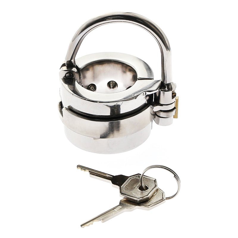 Ball Barrel Divided Scrotum Stretcher / CBT Play - Oxy-shop