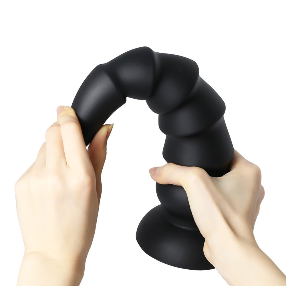 Bit by bit to a stretched butthole - Silicone Anal plug - Oxy-shop