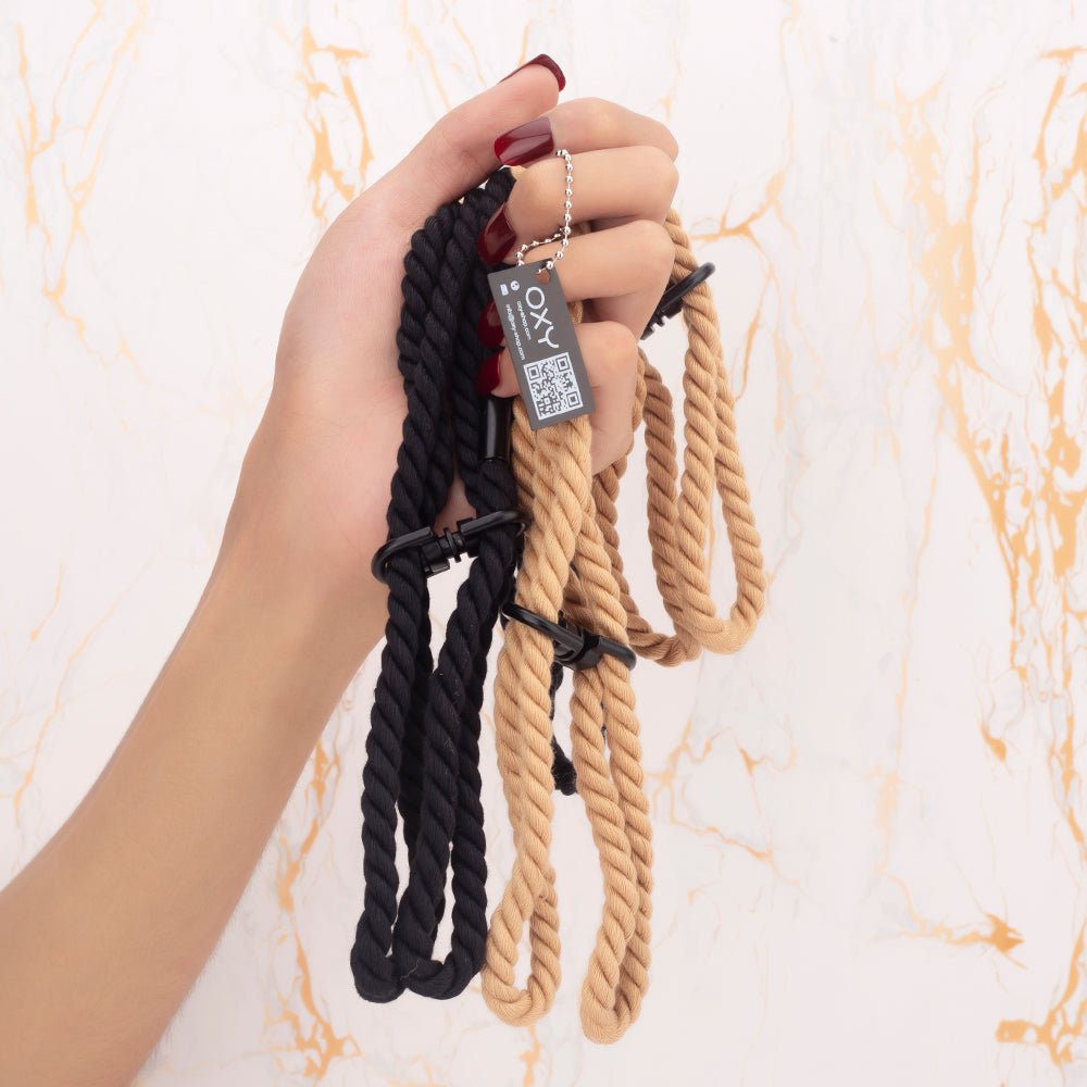 Adjustable Rope Cuff Experience the True Restraint with Bondage Rope Cuffs!
