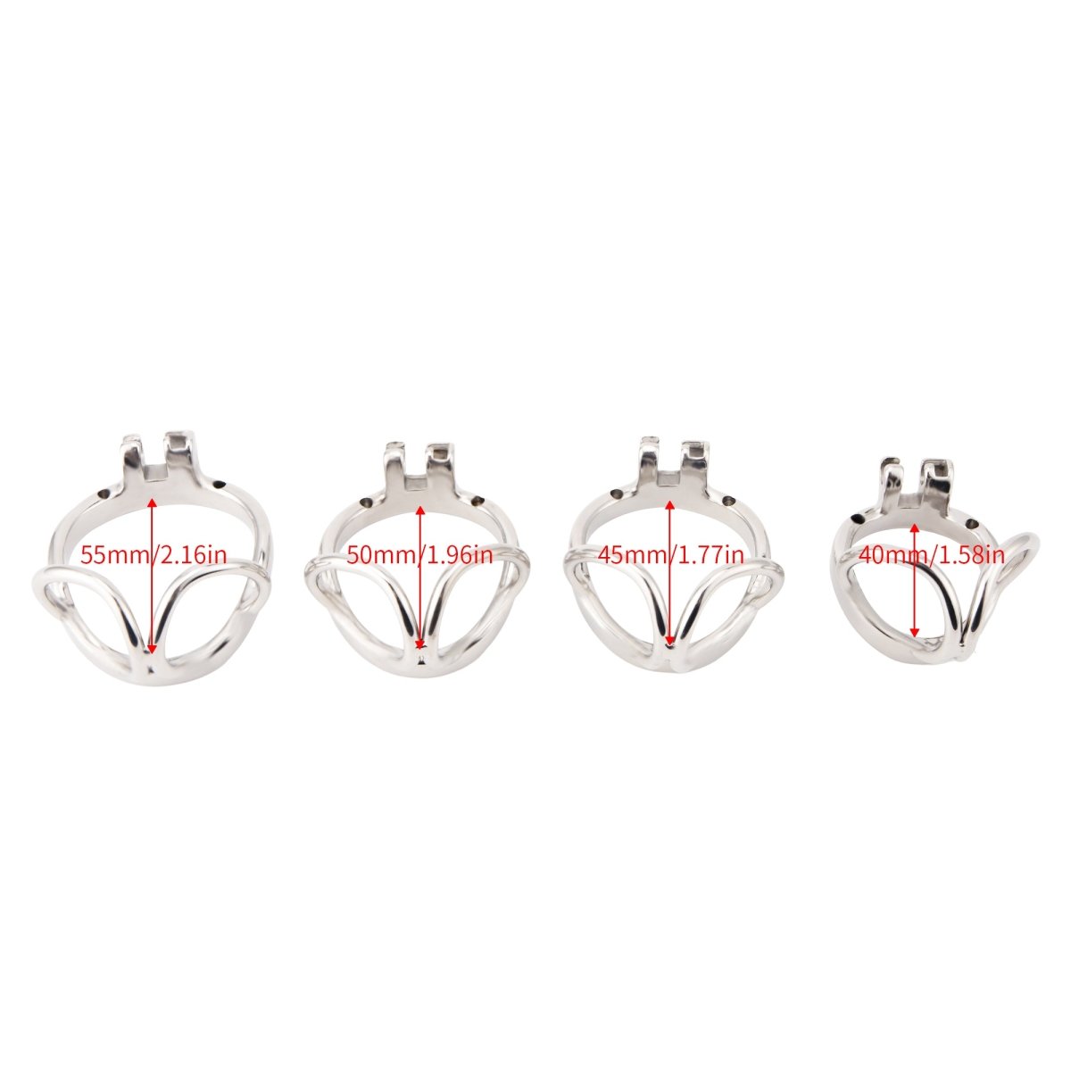 CH09-V2 - Steel Chastity with Balls Support - Oxy-shop