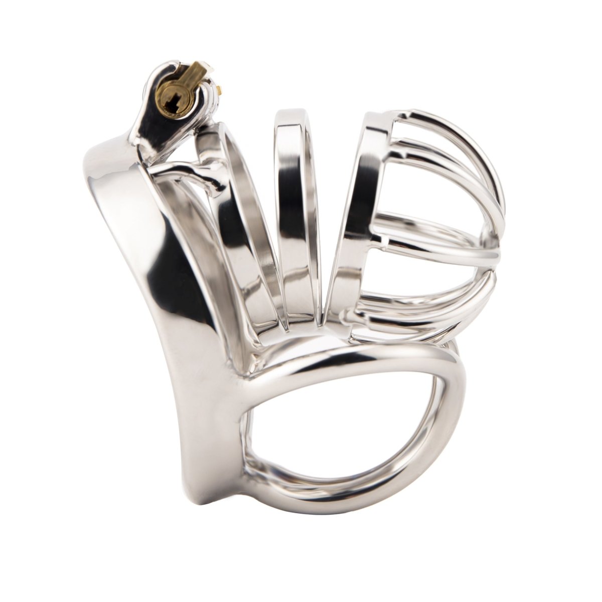 CH09-V2 - Steel Chastity with Balls Support - Oxy-shop