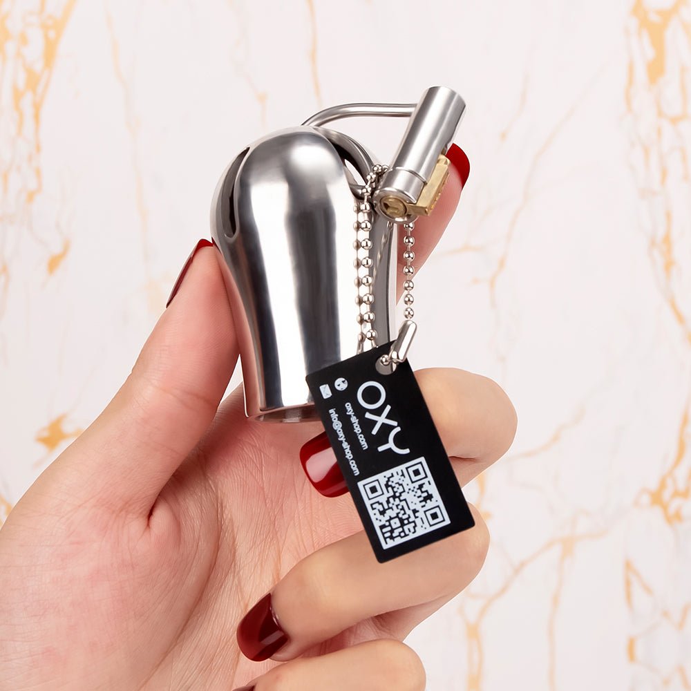 CH29 - Luxury PA Chastity Cage / Titanium PA Lock - Oxy-shop