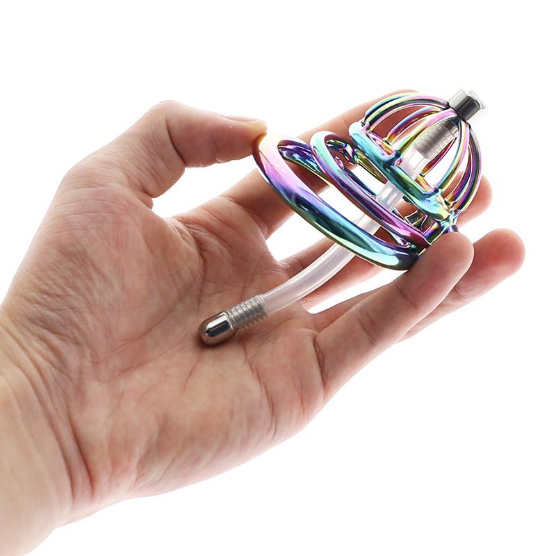 CH33 - Short - 1.77''/45mm - Catheter Option - Rainbow Effect - Oxy-shop