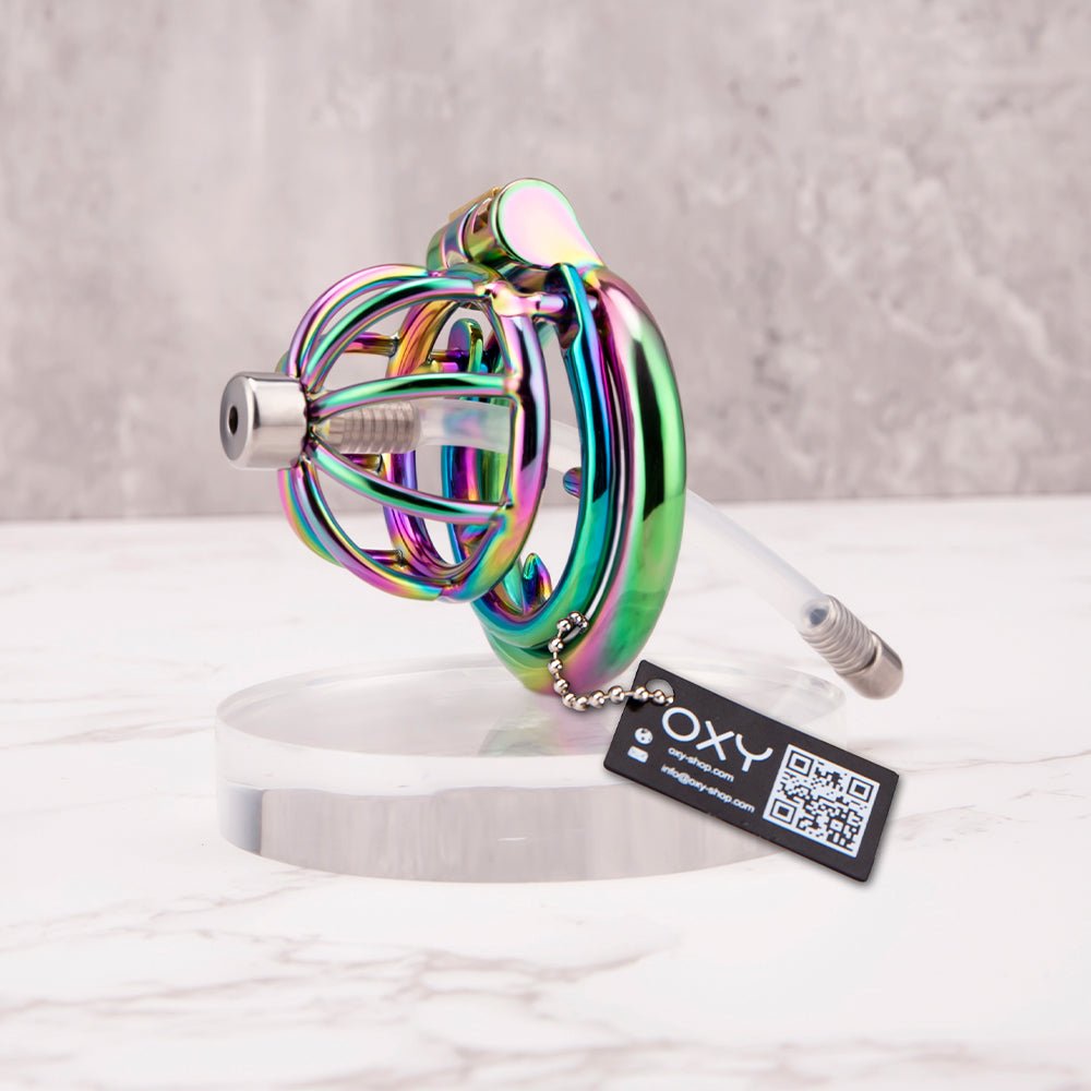 CH33 - Short - 1.77''/45mm - Catheter Option - Rainbow Effect - Oxy-shop