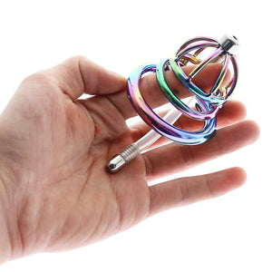 CH33 - Short - 1.77''/45mm - Catheter Option - Rainbow Effect - Oxy-shop