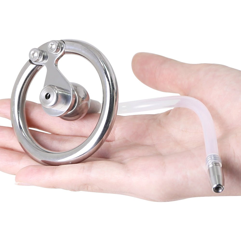 CH47 - Negative Chastity Cage with Catheter - Oxy-shop