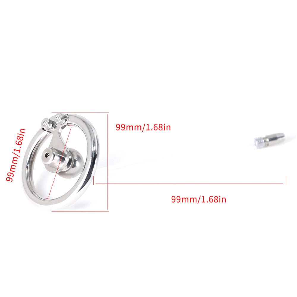 CH47 - Negative Chastity Cage with Catheter - Oxy-shop