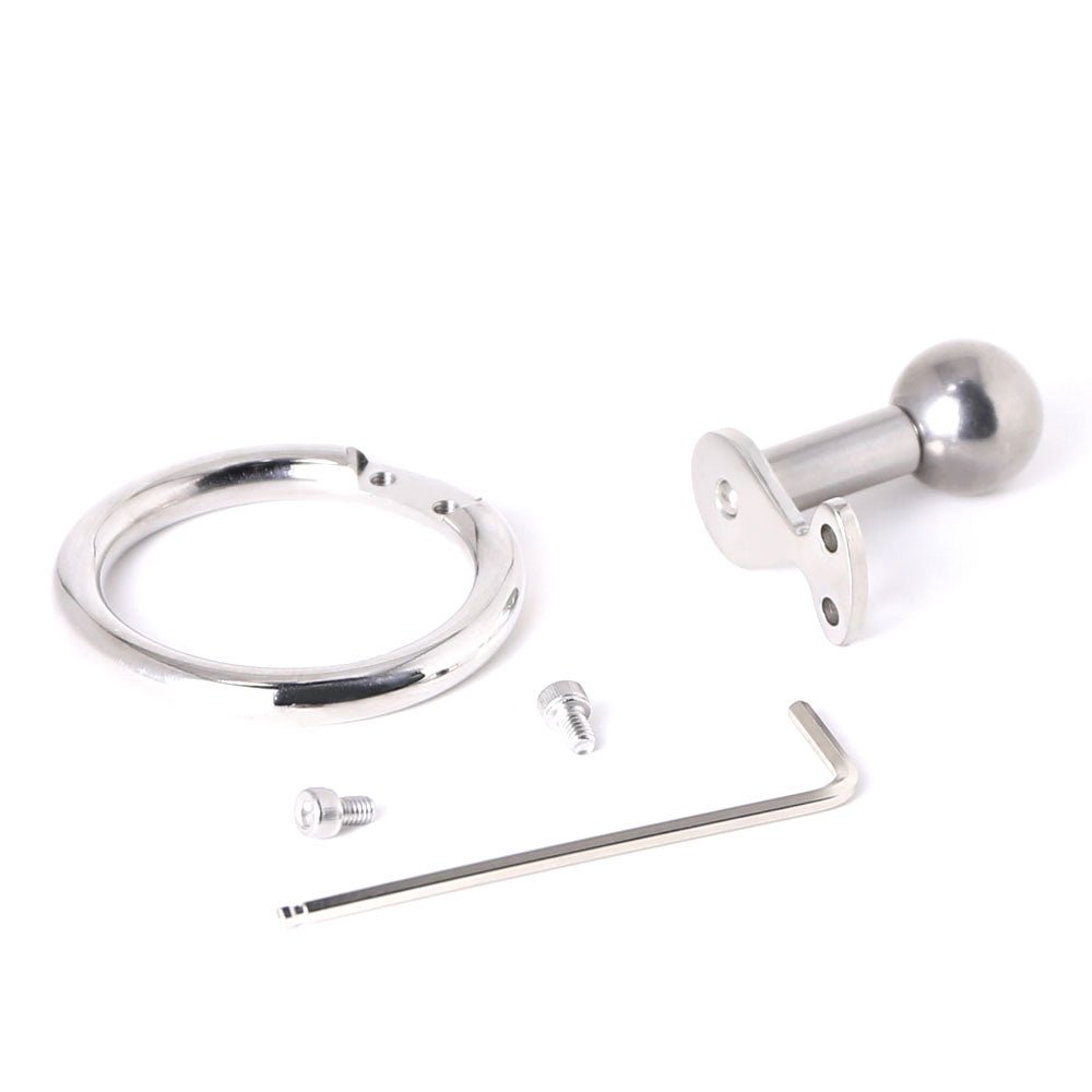 CH48 - Extreme Inverted Plugged Cylinder Chastity Cage - Oxy-shop