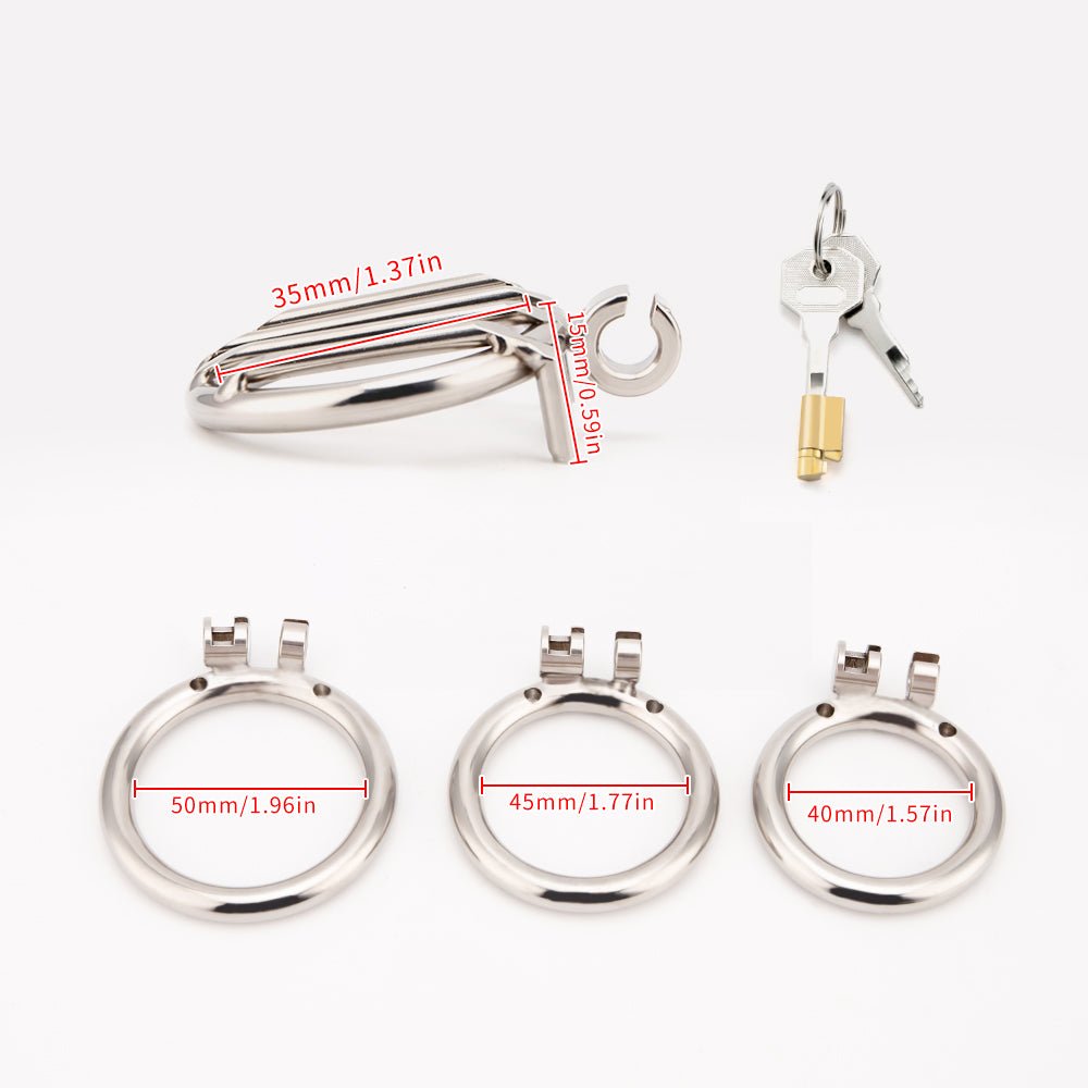 CH53 - Mini Jail Bars Chastity Cage - Cock Prison - Oxy-shop