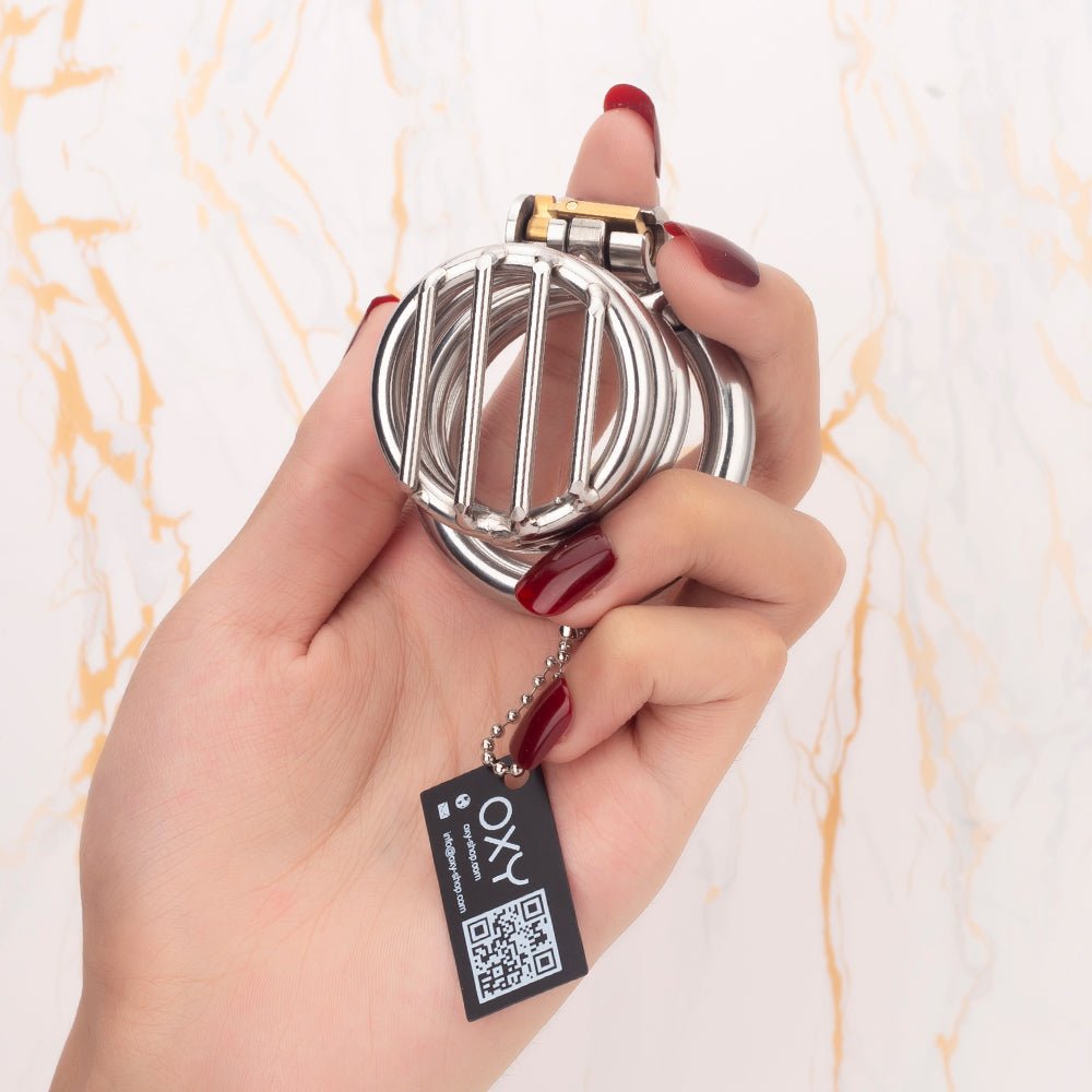 CH53 - Mini Jail Bars Chastity Cage - Cock Prison - Oxy-shop