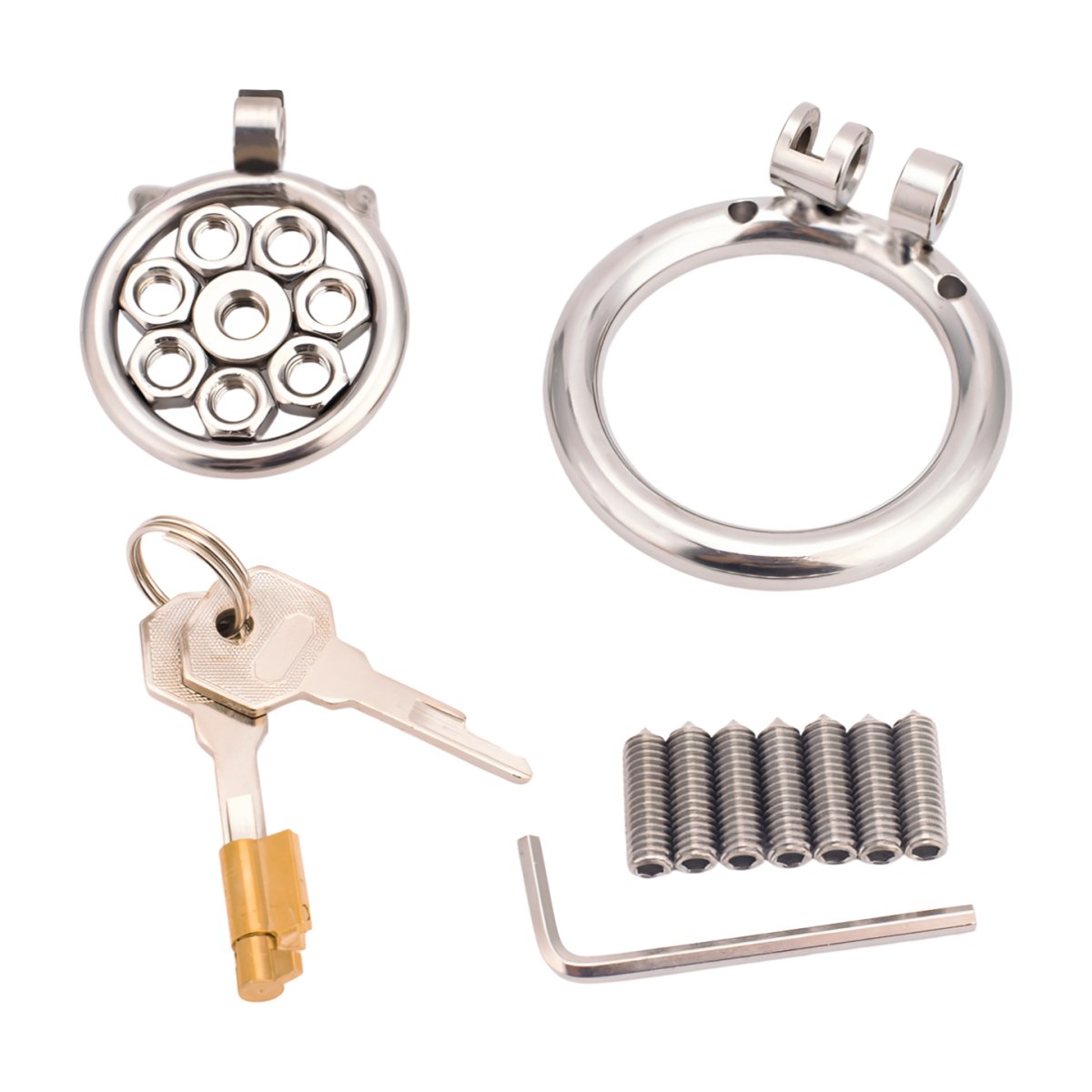 CH55 - Flat Spiked Chastity - Pierce my Clit - Oxy-shop