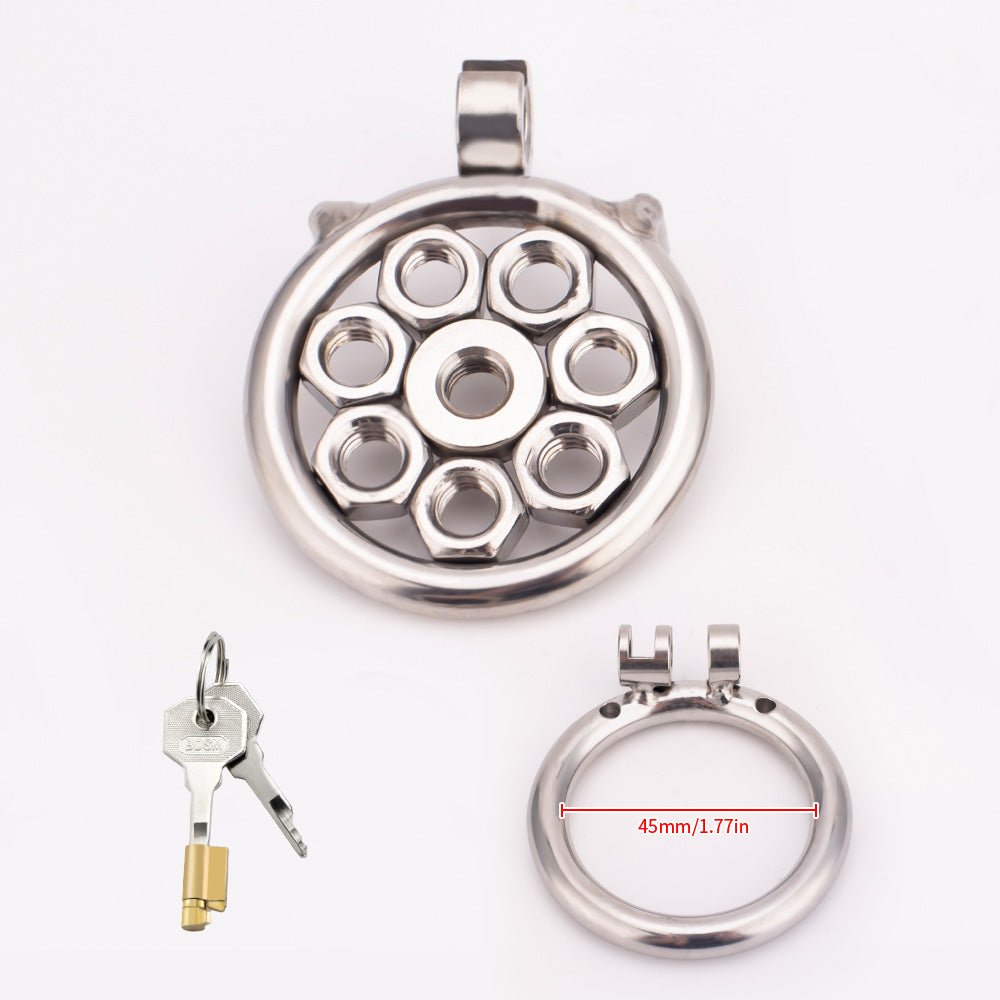 CH55 - Flat Spiked Chastity - Pierce my Clit - Oxy-shop