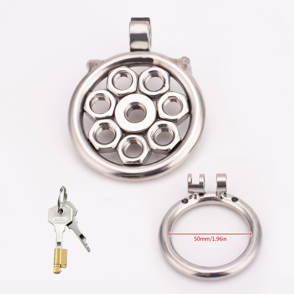 CH55 - Flat Spiked Chastity - Pierce my Clit - Oxy-shop