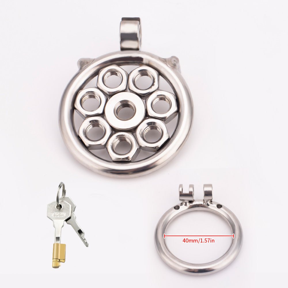 CH55 - Flat Spiked Chastity - Pierce my Clit - Oxy-shop