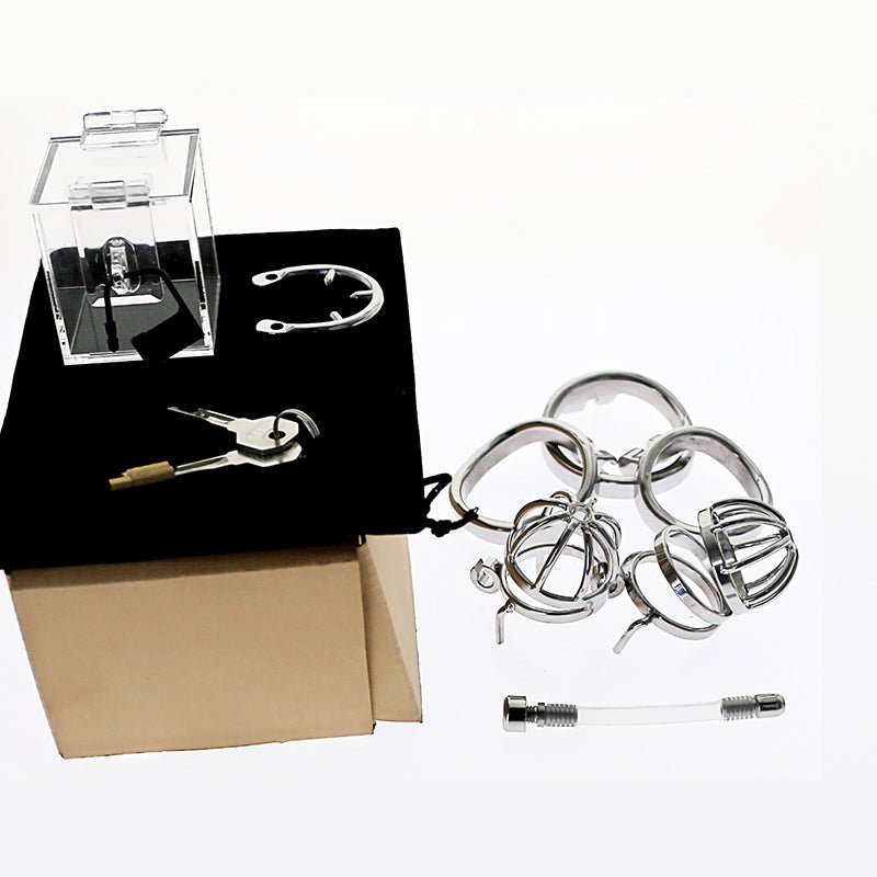 Chastity Discovery Set - Locked in Steel - Oxy-shop