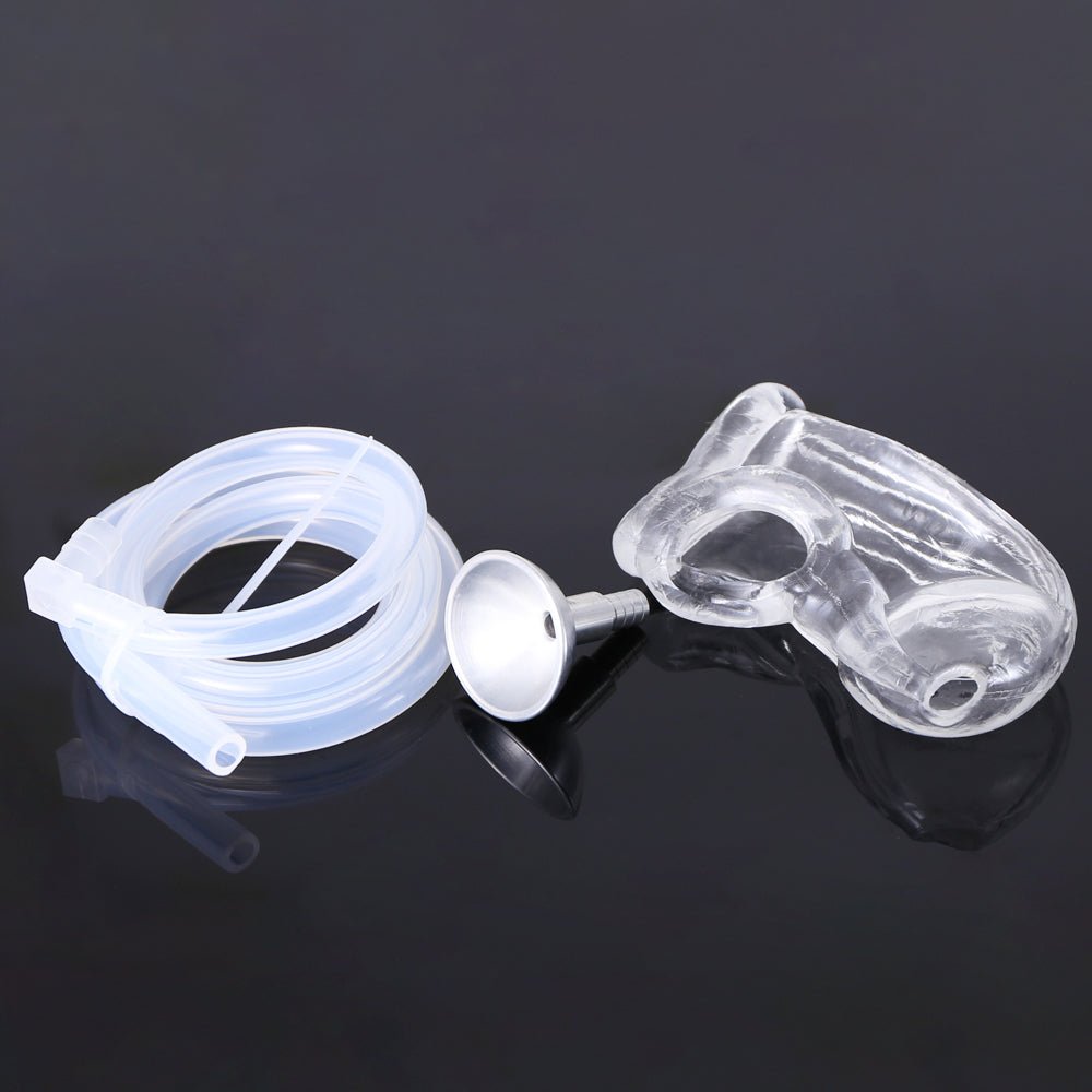 Chomp Mouth Gag with piss-hose / Piss play - Oxy-shop
