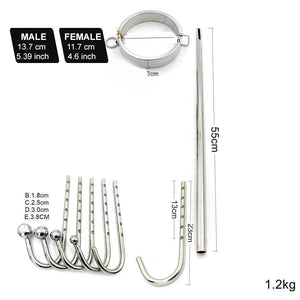 Collar to Anal Hook - Forced bondage - Oxy-shop