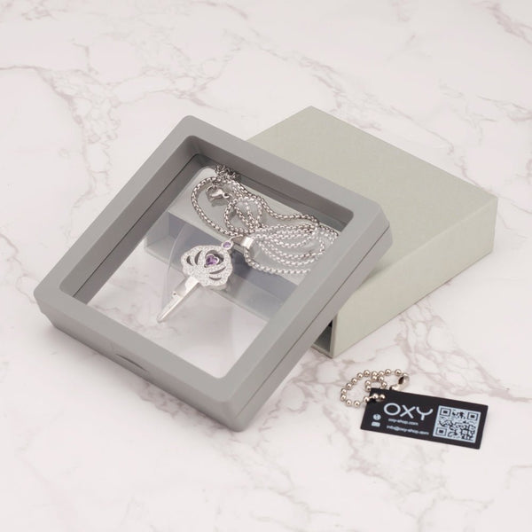 Key Jocket 👑 Diamonds Crown - Chastity Key Locket for Keyholders