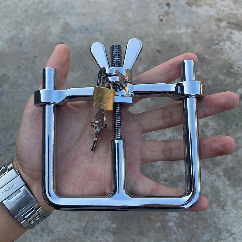 Dungeon Steel Hand-Cuffs - Oxy-shop