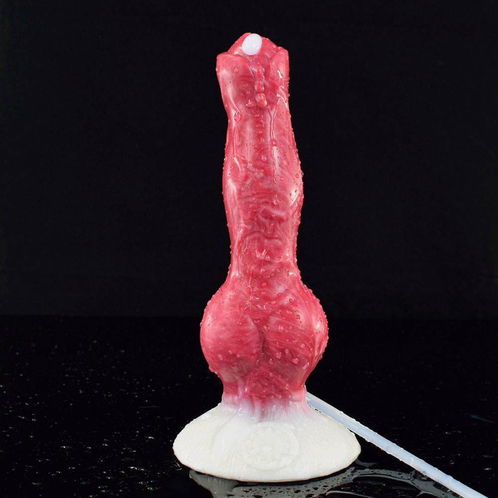 Ejaculating Dog dick Dildo - Add any liquid - Oxy-shop