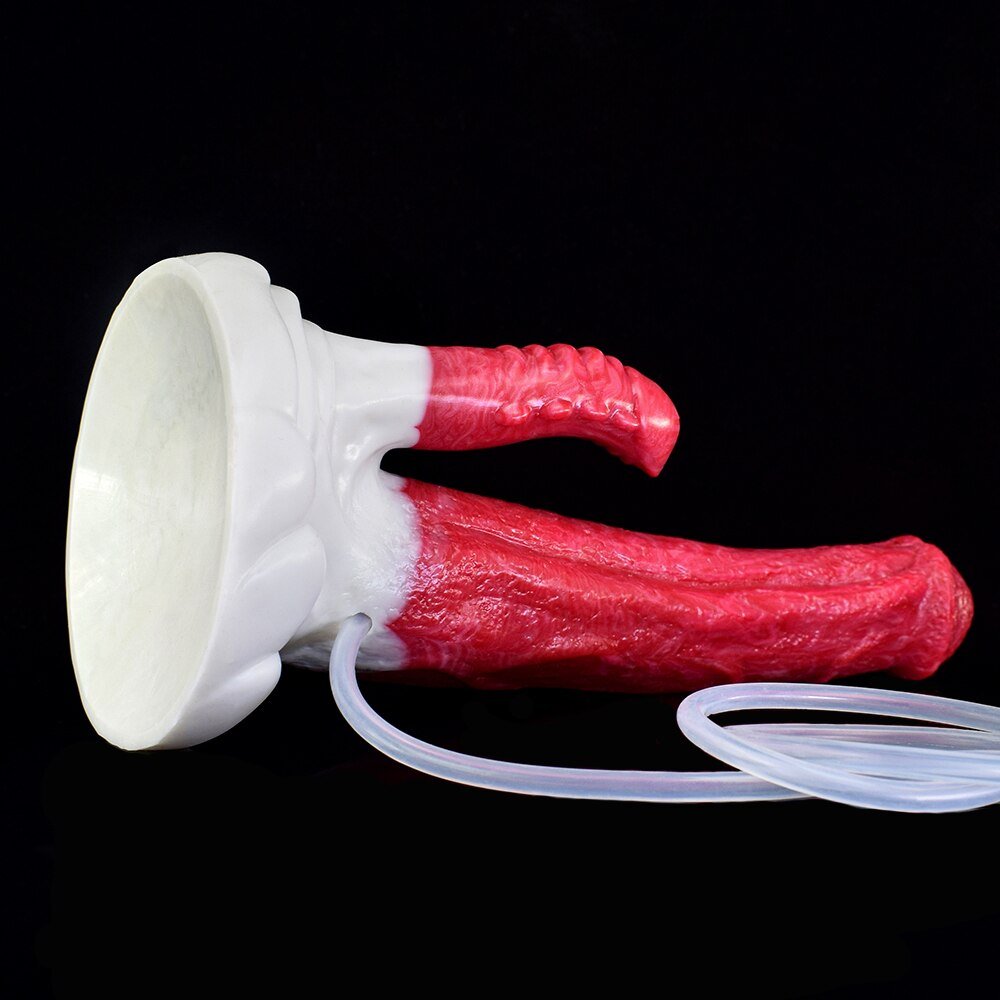 Ejaculating Dragon double Dildo - Clit stimulator - Oxy-shop