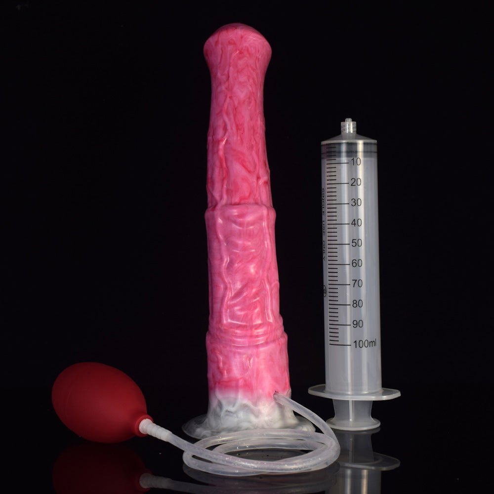 Ready for Fulfilling Ride with Ejaculating Horse Dildo? Ready for Fulfilling Ride with Ejaculating Horse Dildo?
