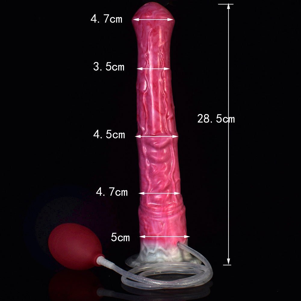 Ready for Fulfilling Ride with Ejaculating Horse Dildo? Ready for Fulfilling Ride with Ejaculating Horse Dildo?