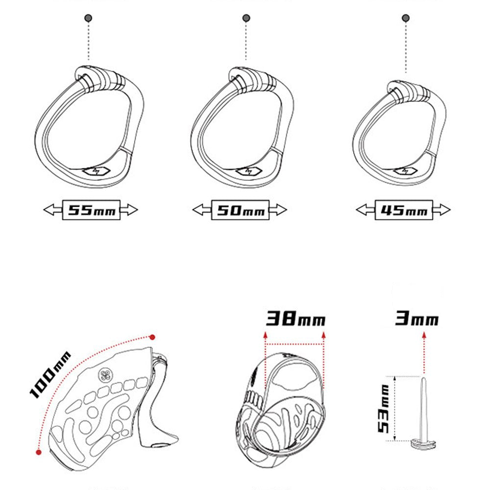 Electro Shock Chastity Cage - Oxy-shop
