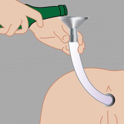 Enema plug with funnel - Oxy-shop