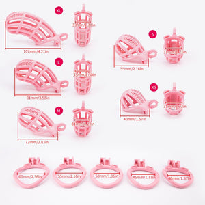 Ergo-Me - 5 size Chastity Cage - Oxy-shop