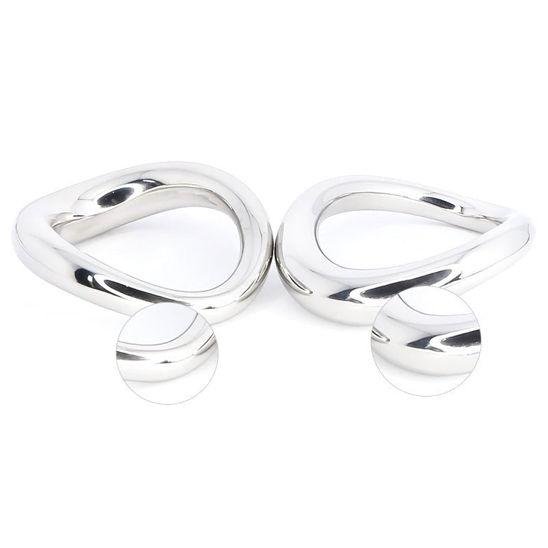 Ergonomic Steel cock ring - Oxy-shop