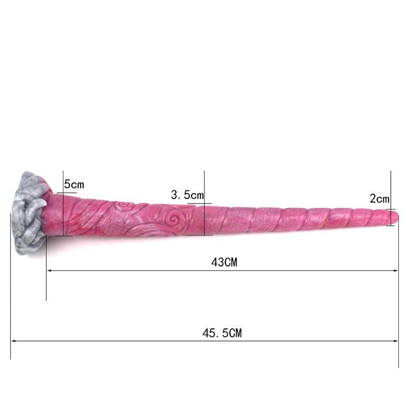 Extra Long Unicorn Dildo 18.11 '' | 46cm - Oxy-shop