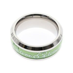Fluorescent Glans Ring - "Love" - Oxy-shop