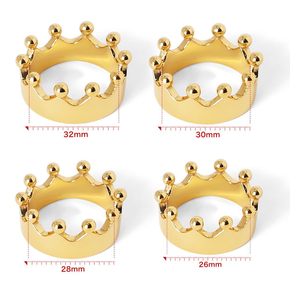 Gold Plated - Crown Glans Ring - Oxy-shop
