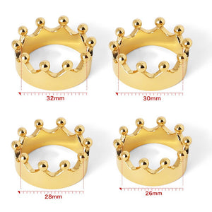 Gold Plated - Crown Glans Ring - Oxy-shop