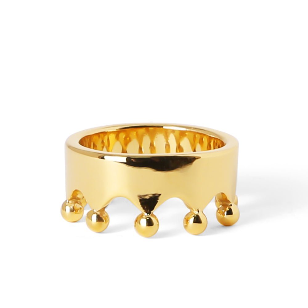 Gold Plated - Crown Glans Ring - Oxy-shop