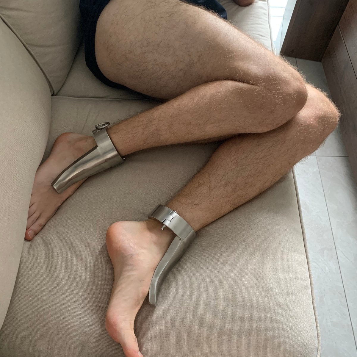 Handmade Ballet Ankle Cuffs - Forced high heels training - Oxy-shop