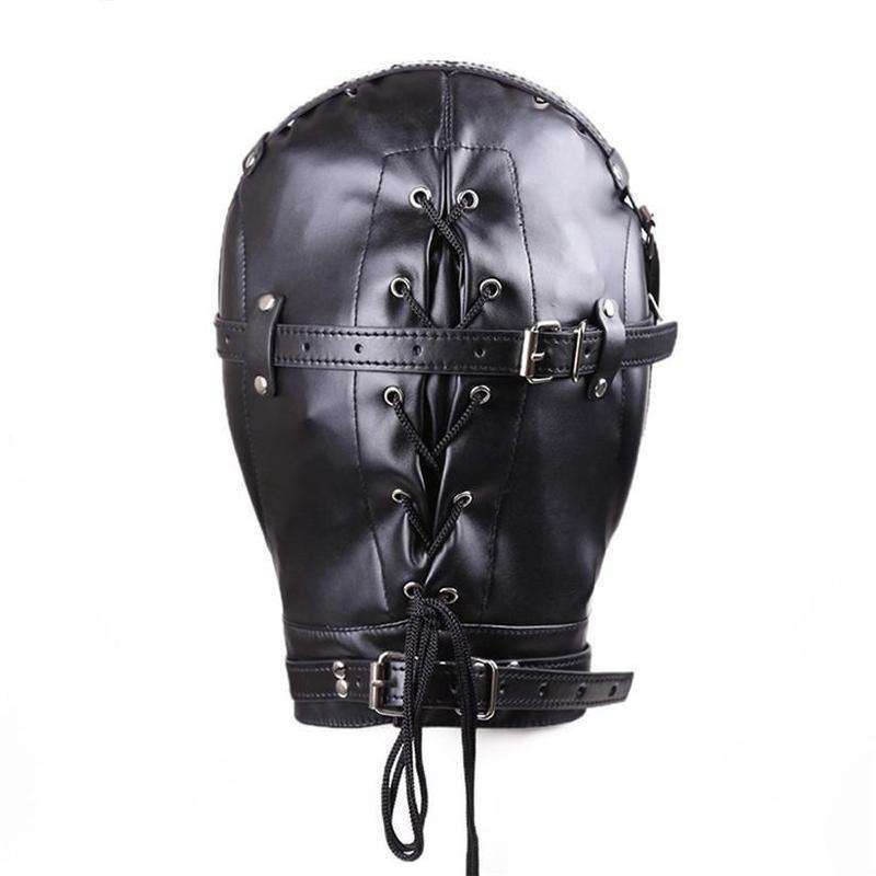Headgear With Mouth Ball Gag - ''Hood to be'' - Oxy-shop