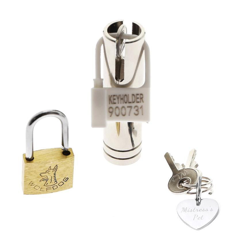 Heart BDSM Tag - Cum Slut/Sissy/Slave/Pet - Oxy-shop