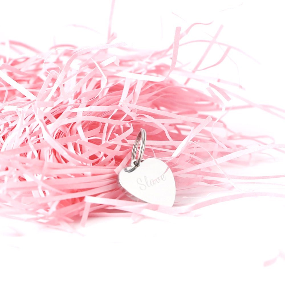 Heart BDSM Tag - Cum Slut/Sissy/Slave/Pet - Oxy-shop