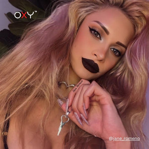 💝 Heart Shaped Key Necklace for chastity - Gold & Steel - Oxy-shop