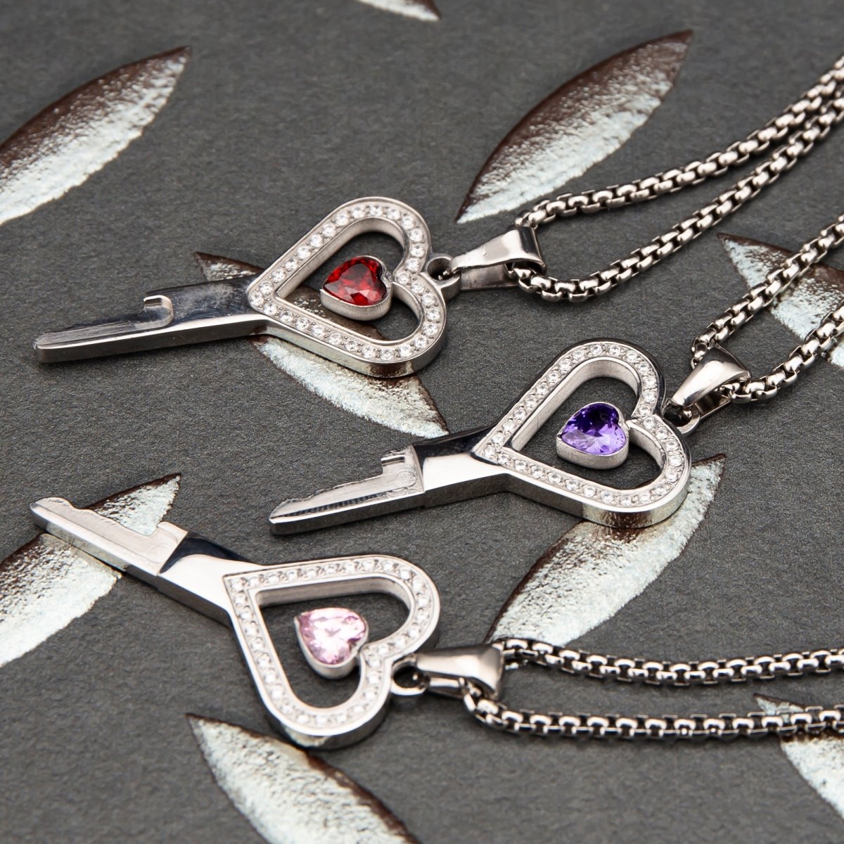 💝 Heartkeeper - Chastity Key Locket - Diamonds