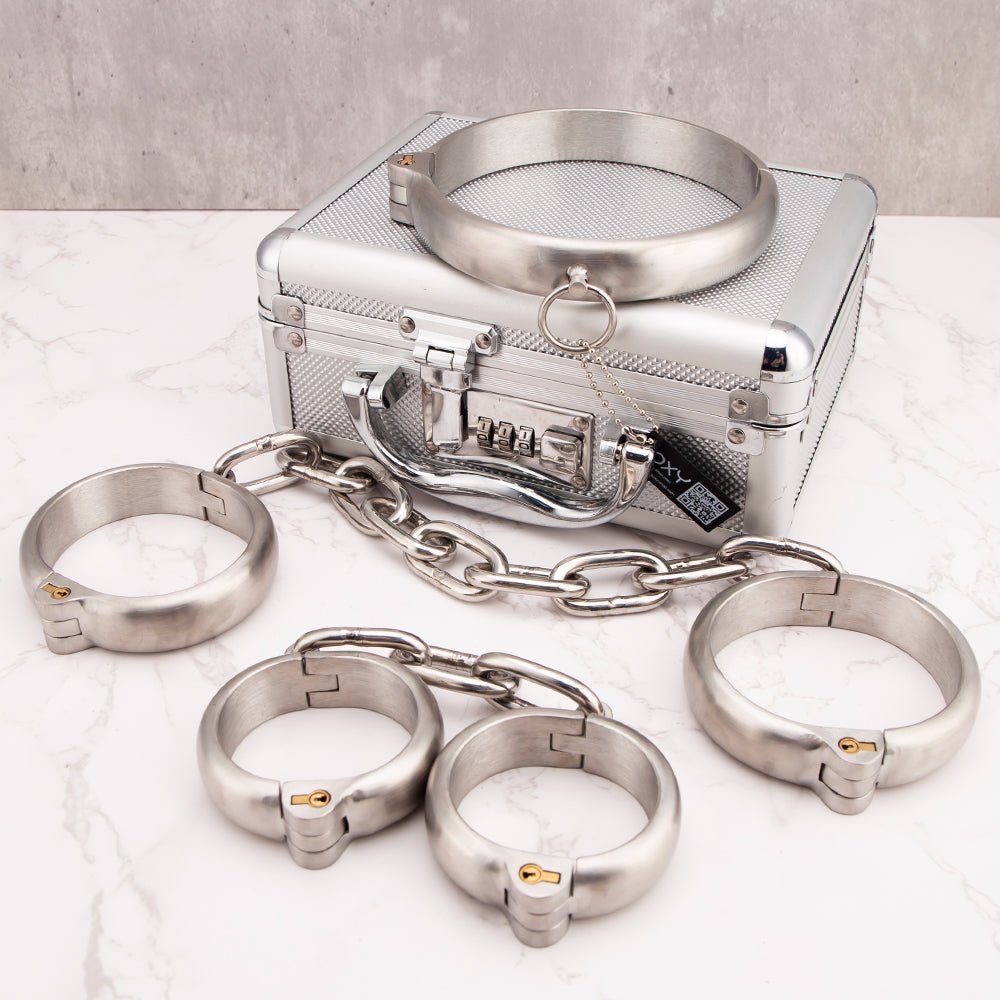 Heavy Duty restraint Set - Smooth & Secure - STEEL - Male or Female Sizes - Oxy-shop