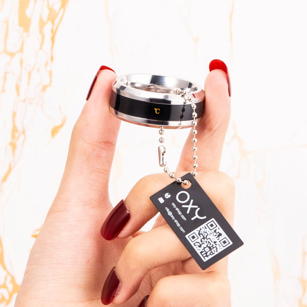 "How hot is your cock?" - Thermometer Glans Ring - Oxy-shop